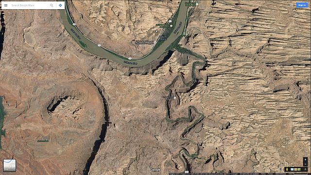 Aerial Photo of the Amasa Back Area near Moab.